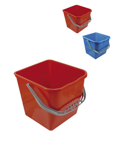 Cubo 18 litros. Azul / Rojo. (04381AZ, 04381RJ). Rojo